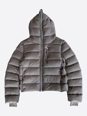 Rick Owens Brown Gimp Puffer Jacket